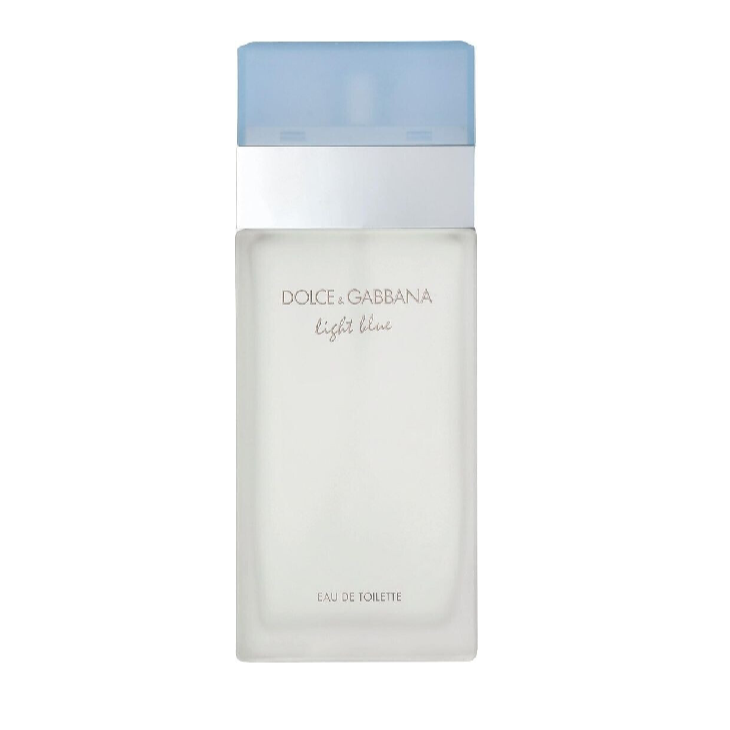 Dolce & Gabbana Light Blue Damen Eau de Toilette EDT Spray Neu & OVP in schlichter, transparenter Flasche mit hellblauem Verschluss.